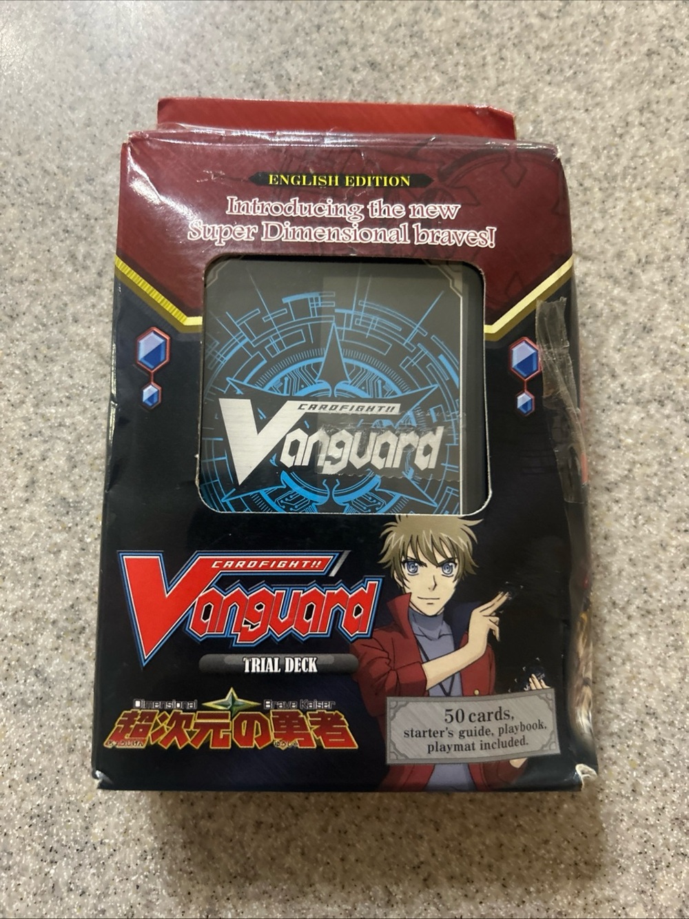 Cardfight!! Vanguard Trial Deck - Blue & Red Box